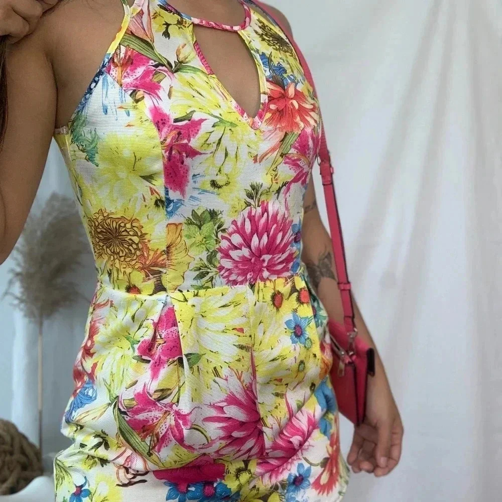 Ark & Co. Floral Romper | Size Médium